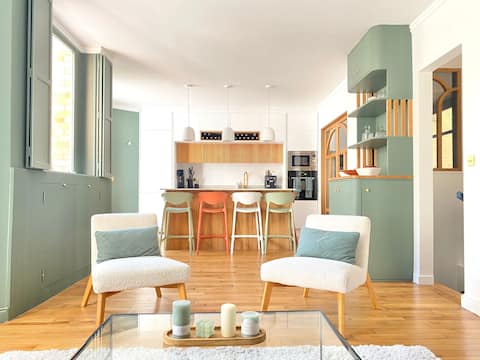 Duplex Apartment Terrace 3 bedrooms 10 min from Paris
