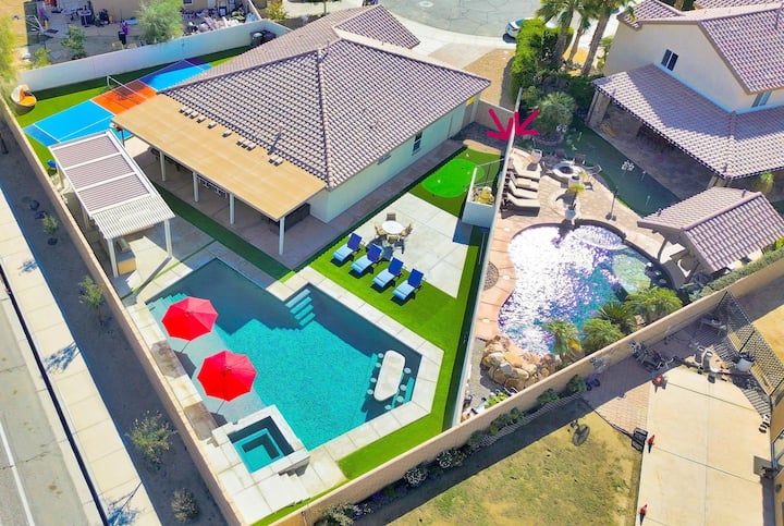2 Private Homes On Estate 8 Bdr Casasol Y Casaluna - Coachella, CA
