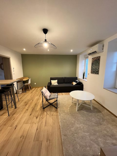 Pleasant apartment near city center and train station