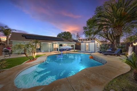 Cozy 4-BR/2BA home w/Pool & EV Charger!
