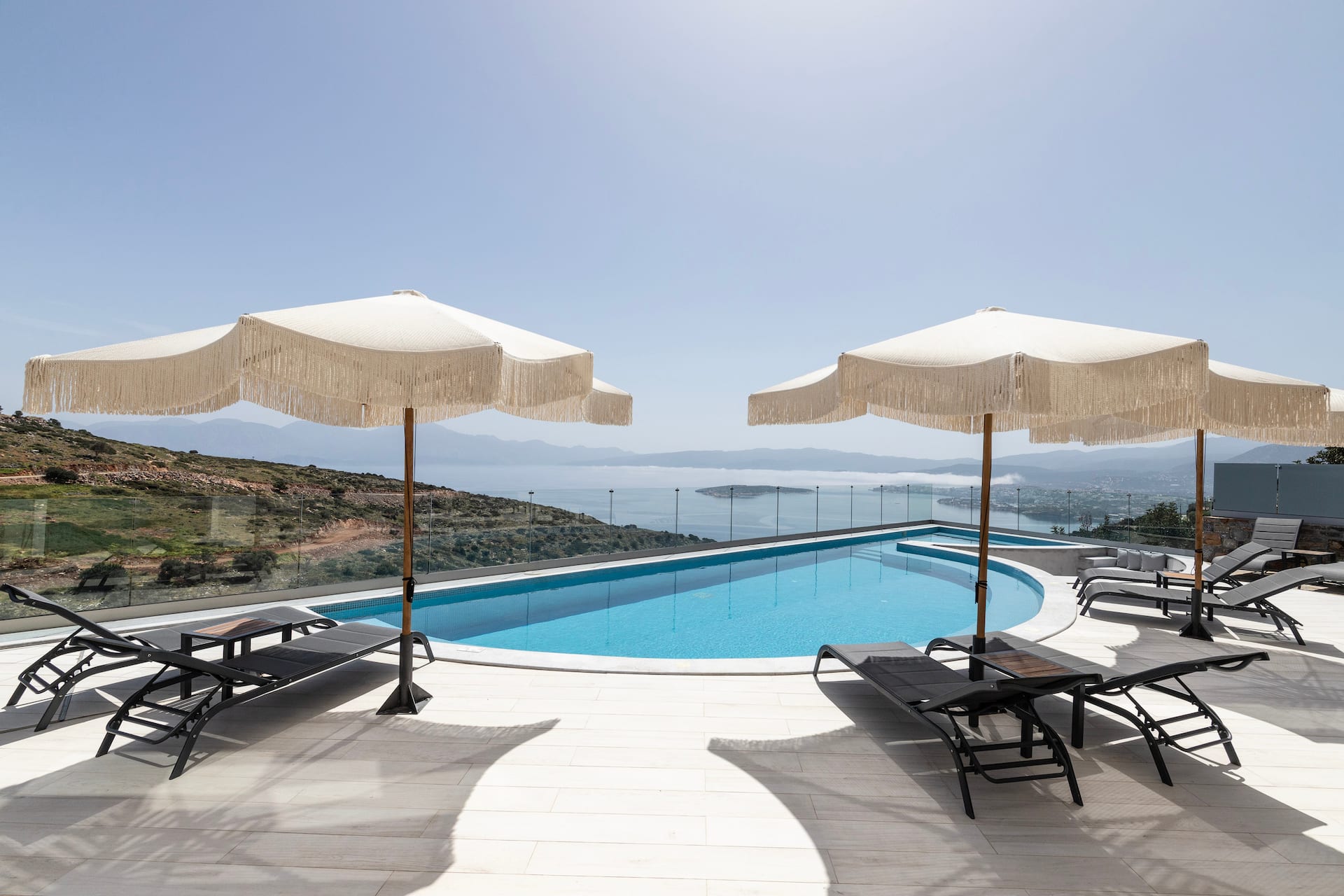 Luxury Sea View Villa | Heated Pool | Near Elounda