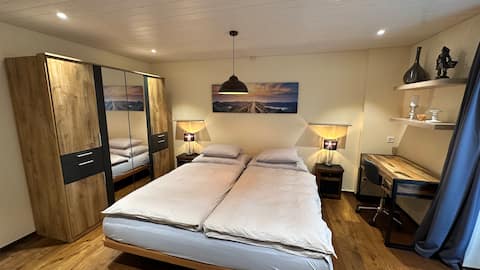 Private room with a view and waterbed