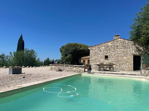 "La Massardière" renovated Mas, stunning views