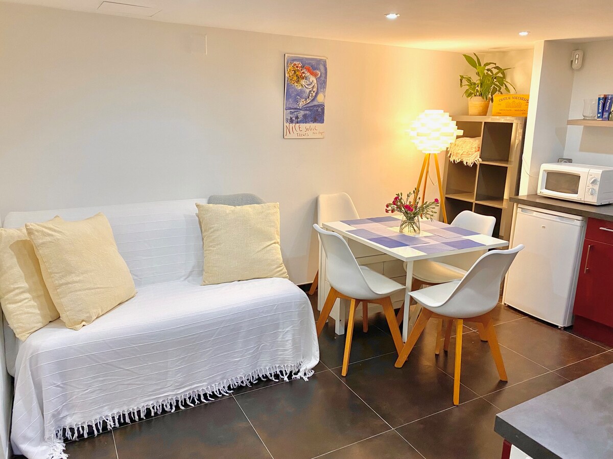 Propriété Airbnb réussie: 1 bedroom apartment, terrasse, new bathroom à Mont Boron