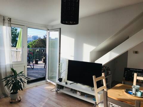 Apartment with rooftop terrace