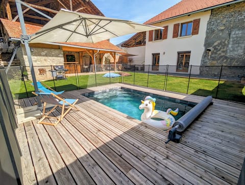 Villa Fontaine: Swimming pool, Cinema, Ski & Sauna