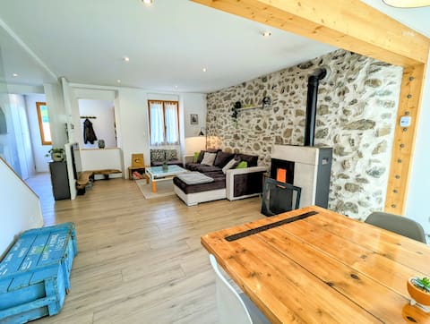 Airbnb performant: Villa Fontaine: Swimming pool, Cinema, Ski & Sauna à Saint Martin D'uriage