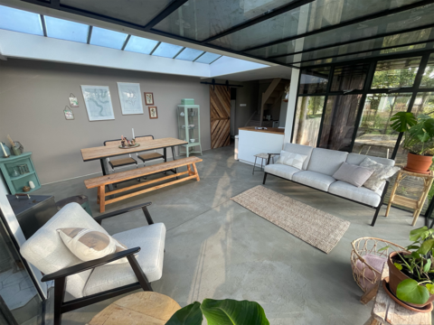 Stylish lodge in nature