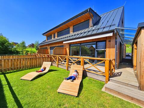 Year-round wellness Černý Důl 3 - hot tub and sauna