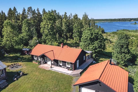 Waterfront house near Stockholm
