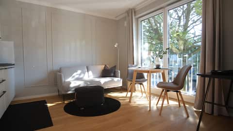 Erfolgreiche Airbnb-Immobilie: Komponistenviertel apartment in Barmbek Süd