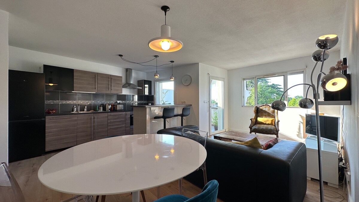 Airbnb performant: Apartment for 4 people in a quiet residence à Villenave D'ornon