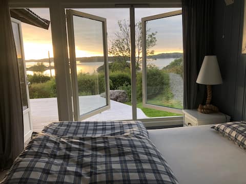 Urban lake idyll, with views in a quiet area