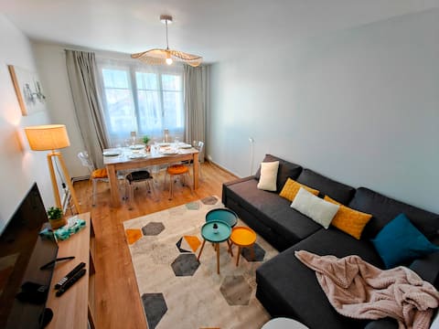 Spacious 4-room apartment with view of the Alps