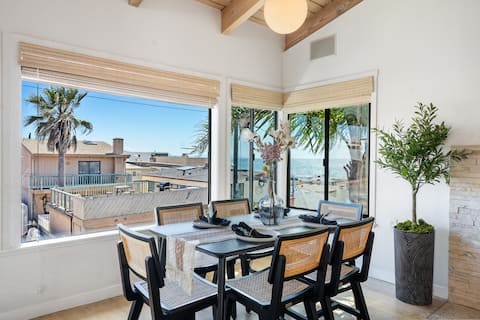 Luxe Retreat Steps to Beach & Shops | Free Parking