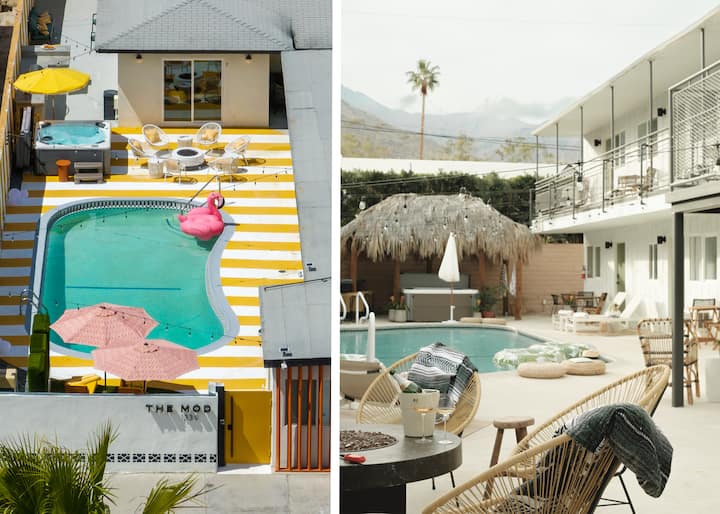 Mod & Maya Hotels Full Buyout - 17 Bedroom Resort - Palm Springs, CA