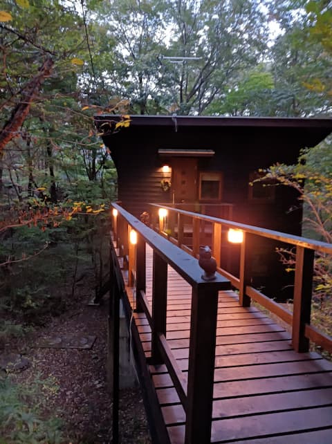 Along the stream / In the woods / Fireplace / BBQ
