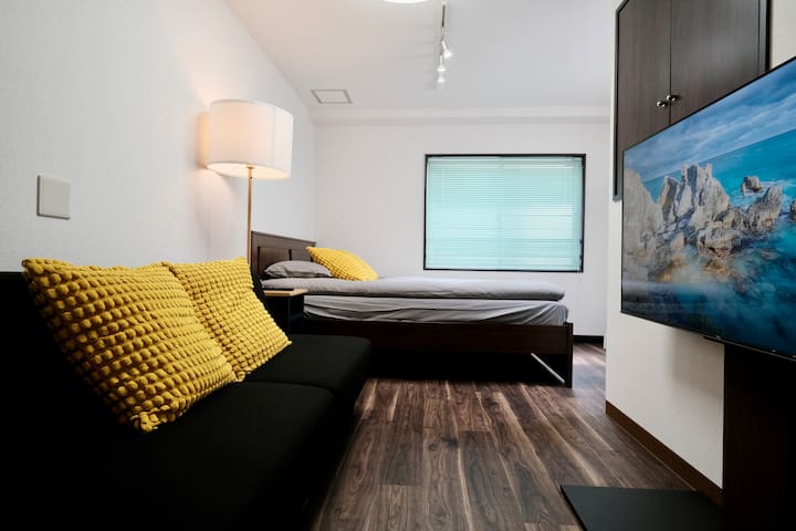 #HNC2F*｜山手线新大久保站步行1分钟｜新宿市中心的45㎡温馨阳光公寓