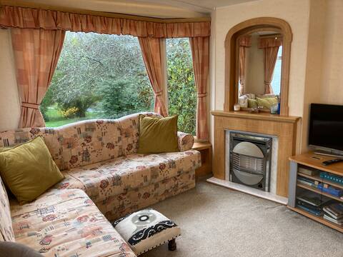 Successful Airbnb property: Rural caravan, near Dornoch beach and golf course. in Dornoch