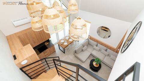 Macadamia - balcony, view, air conditioning, fireplace