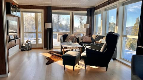 Mountain cabin, skiing, hiking, view, Røros