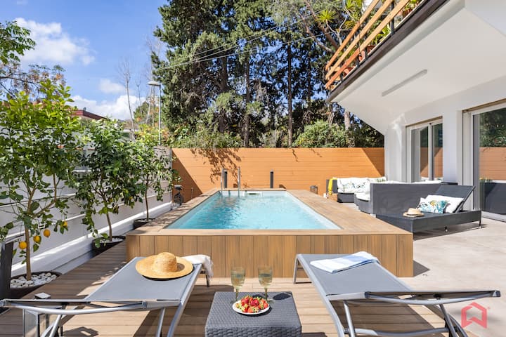 Appartamento In Villa Con Piscina Privata - Palermo