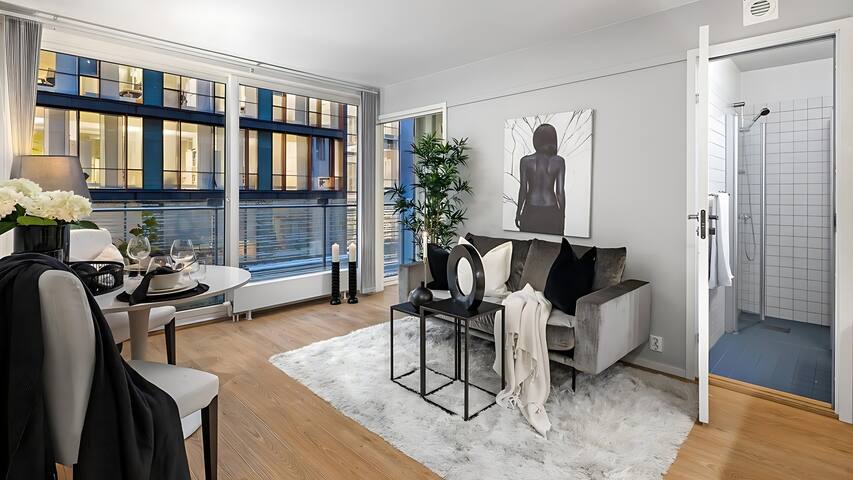 Tjuvholmen. Oslo Sentrum. Brede senger/Raskt WIFI gallery image 2