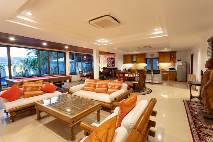 *4br Villa | Pool, Pool Table, Bbq & Garden V136 - Phuket
