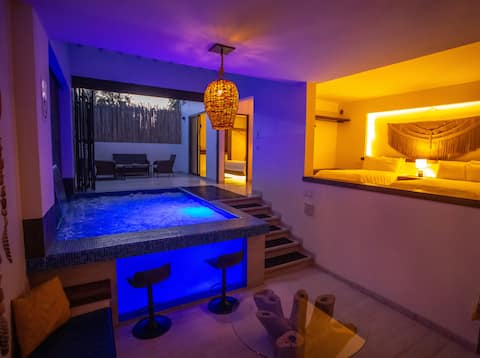 Loft+alberca privada+Teotihuacan