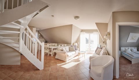 Leistungsstarkes Airbnb: Anna-Huus 2nd floor in a two-family house in Bastorf