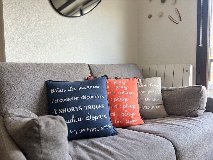 Canapé convertible de 120x190cm, kit linge de lit en option 