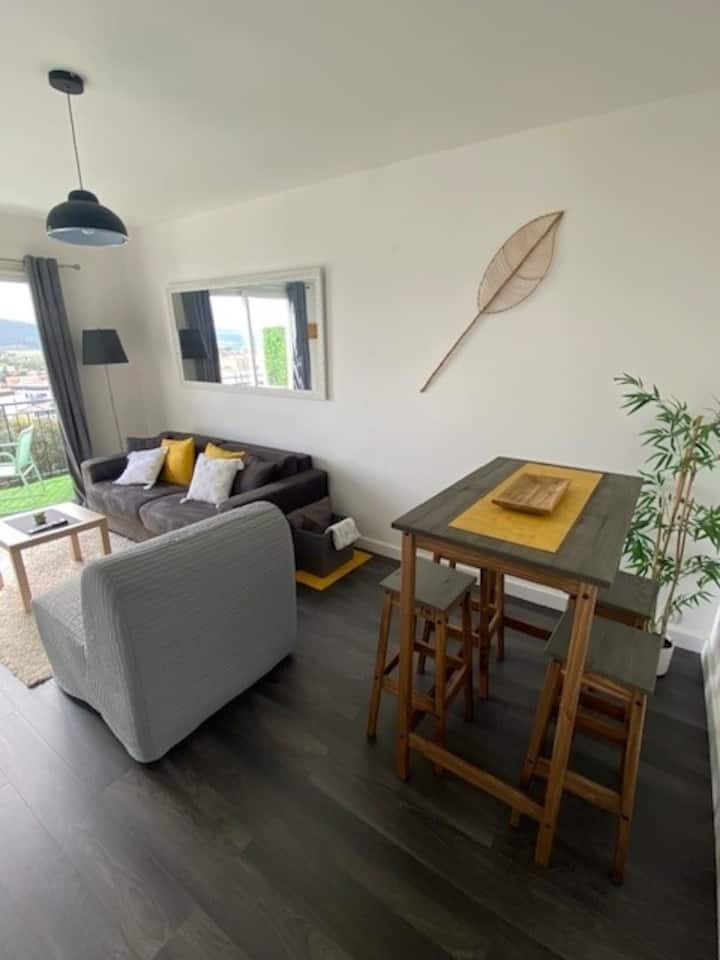 Studio Vue Mer, à 10 Mn De La Plage à Pied - La Favière