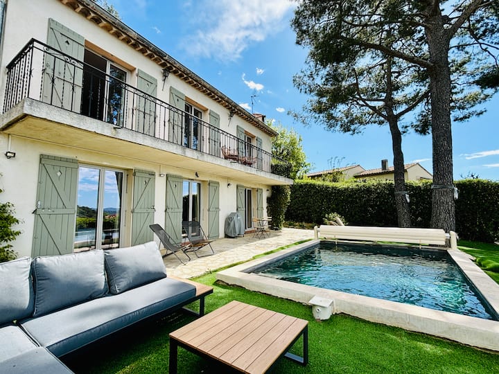 Bastide De Charme Avec Piscine & Vue - Vence