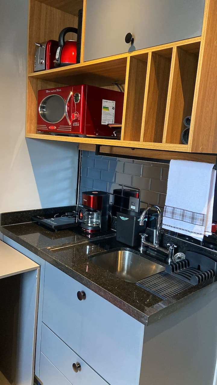 Studio Muito Confortável, Check In Flexível - São Paulo