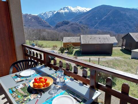 Full view of the Pyrenees!