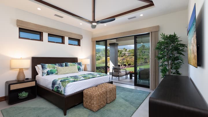 Suita Ohana e bashkangjitur Dhoma e gjumit Katër me krevat dopio "King" dhe lanai privat