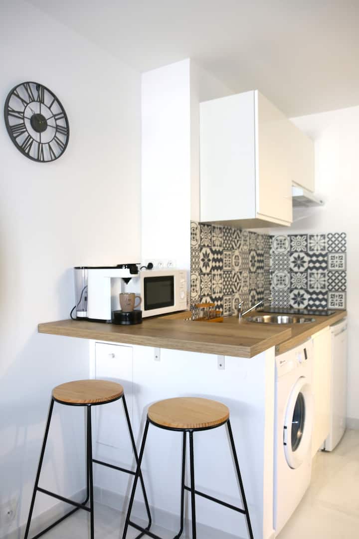 Studio Cosy Front De Mer à 5 Min De Nice - Saint-Laurent-du-Var