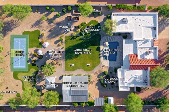 Multi-Million $ Estate, Pickle Ball, Heated Pool - Houses for Rent