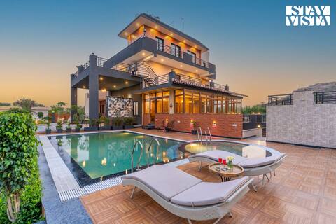 StayVista at Shivoham Farms w/ Pool, WiFi