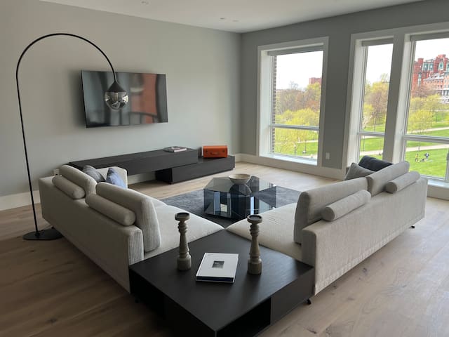 Huge great room for entertaining. 3 bed 3 bath lux