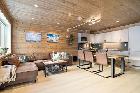 Modern mountain home in Myrkdalen