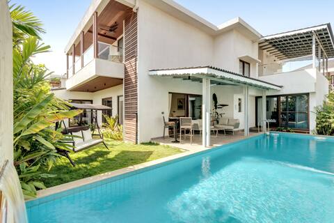 Inaari - 5BR w Private Pool, 5km to Anjuna beach