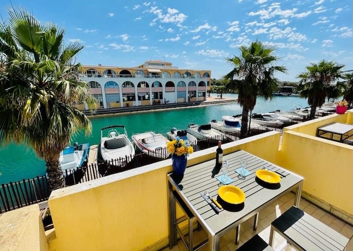 Mer Et Soleil - Terrasse - Parking Privé - Sète