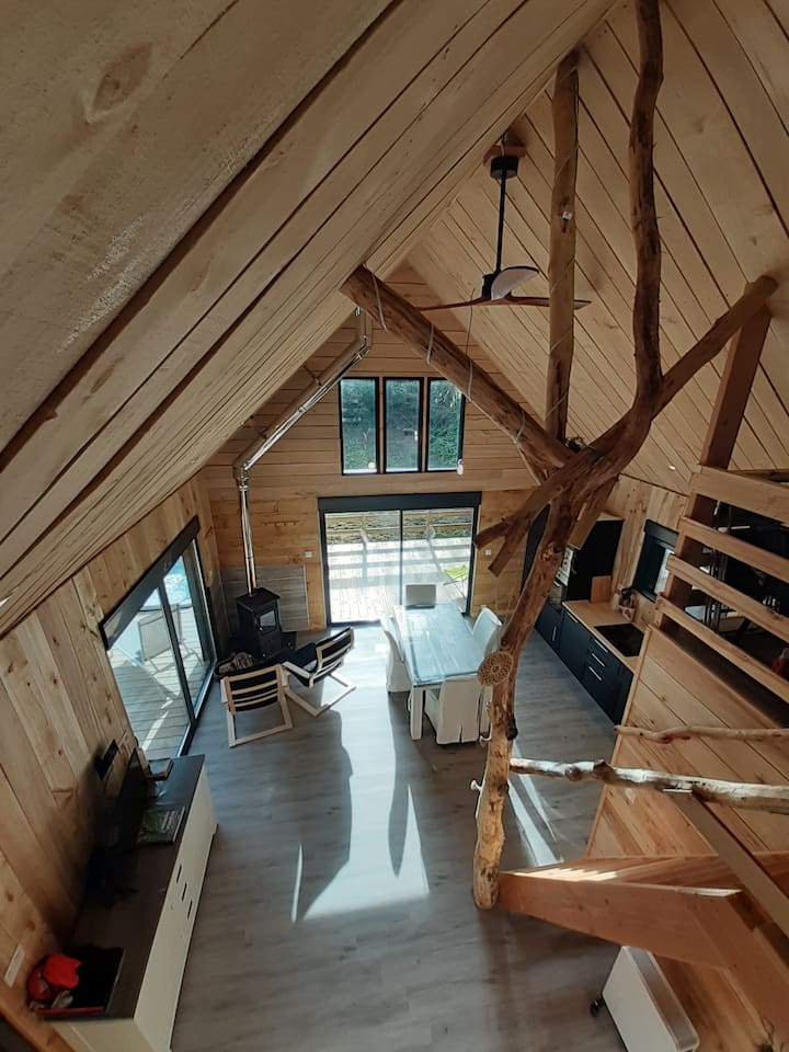 Ecolodge Des Monts D'arrée-gîte & Spa En Forêt - Huelgoat
