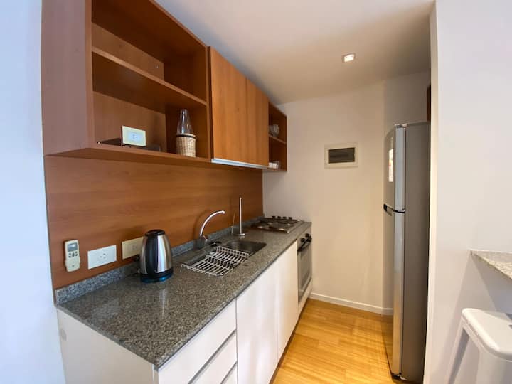 Departamento de 1 dormitorio en Palermo con balcón y baulera