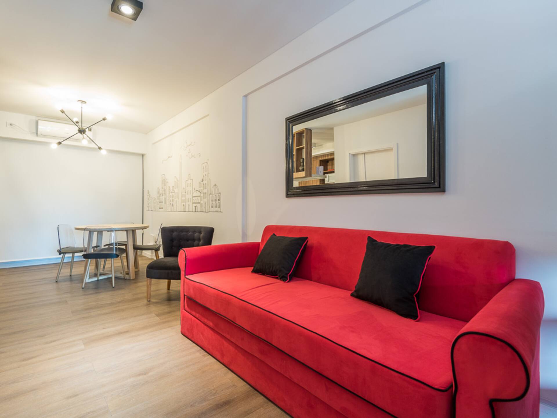 Monoambiente en Palermo con balcón y amenities