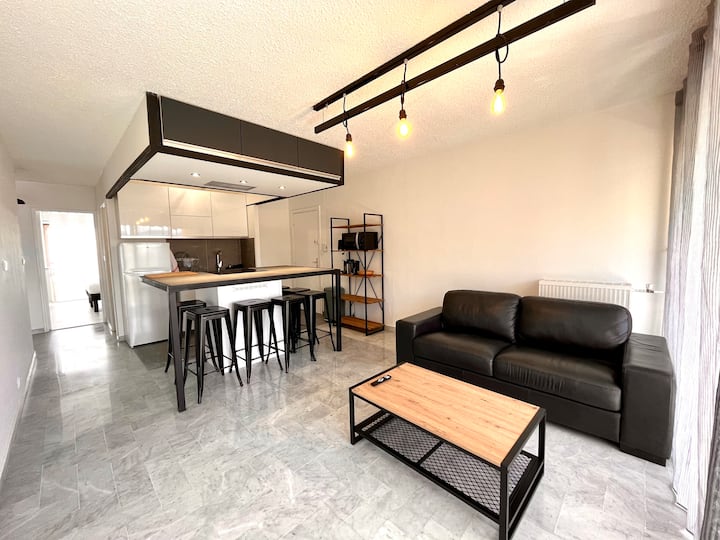 App Climatisé, 3 Chambres, Vue Mer, Idéal Congrès - Théoule-sur-Mer