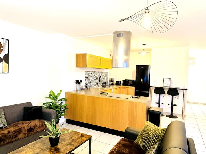 *Le Golden Tropic* Magnifique T4 Terrasse+parking - Villeurbanne
