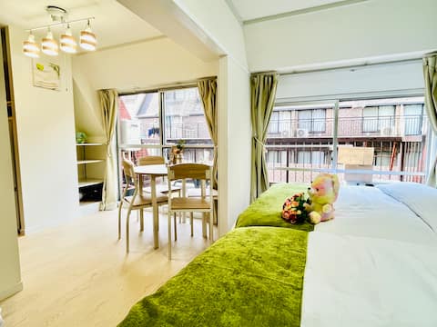 [11 minutes by train from Tokyo Station] 3 minutes on foot from the nearest station/1LDK/up to 4 people/Families welcome/Tokyo sightseeing