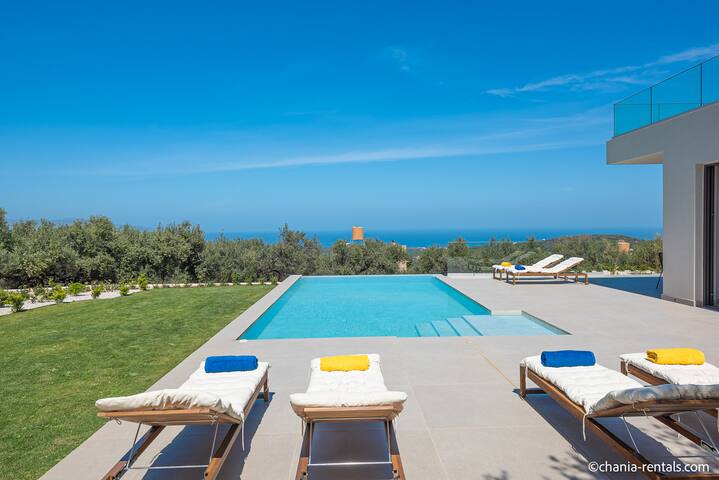 Zefyros Villa, private pool, panoramic view gallery image 2
